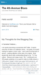 Mobile Screenshot of 4thavenueblues.wordpress.com