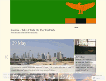 Tablet Screenshot of introducingzambia.wordpress.com