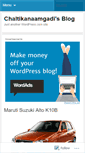 Mobile Screenshot of chaltikanaamgadi.wordpress.com