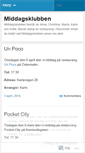 Mobile Screenshot of middagsklubben.wordpress.com