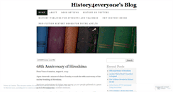 Desktop Screenshot of history4everyone.wordpress.com