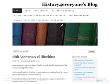 Tablet Screenshot of history4everyone.wordpress.com