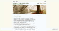 Desktop Screenshot of brokenhallelujahs.wordpress.com