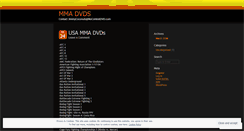 Desktop Screenshot of mmadvds4u.wordpress.com