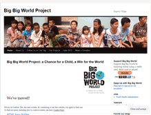 Tablet Screenshot of bigbigworldproject.wordpress.com
