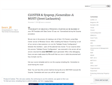Tablet Screenshot of laclaustra.wordpress.com