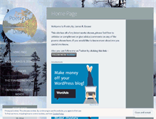 Tablet Screenshot of jamesdeanpoetry.wordpress.com