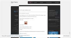 Desktop Screenshot of melmela.wordpress.com