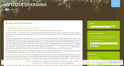 Desktop Screenshot of mylittlediversions.wordpress.com