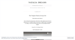 Desktop Screenshot of nataliadreams.wordpress.com