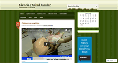 Desktop Screenshot of cienciaysaludescolar.wordpress.com