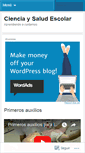 Mobile Screenshot of cienciaysaludescolar.wordpress.com