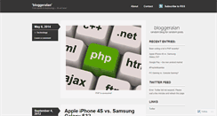 Desktop Screenshot of bloggeralan.wordpress.com