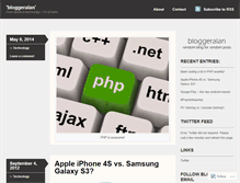 Tablet Screenshot of bloggeralan.wordpress.com