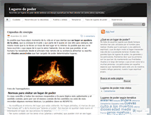 Tablet Screenshot of lugaresdepoder.wordpress.com