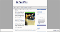 Desktop Screenshot of edpubohio.wordpress.com