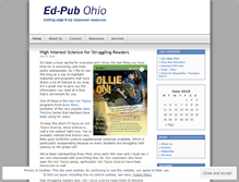 Tablet Screenshot of edpubohio.wordpress.com