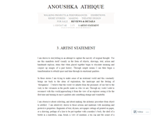 Tablet Screenshot of anoushkaathique.wordpress.com