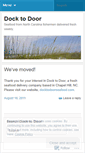 Mobile Screenshot of docktodoor.wordpress.com