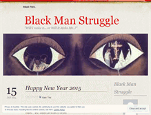 Tablet Screenshot of blackmanstruggle.wordpress.com