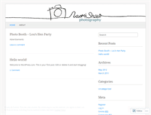 Tablet Screenshot of naomishawphotography.wordpress.com