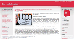 Desktop Screenshot of echosuhrerchopf.wordpress.com