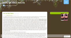 Desktop Screenshot of fascinista.wordpress.com