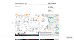 Desktop Screenshot of narrativasespaciales.wordpress.com