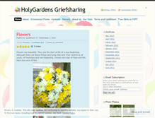 Tablet Screenshot of griefshare.wordpress.com