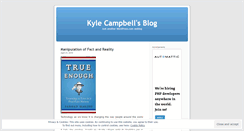 Desktop Screenshot of kylecampbell.wordpress.com