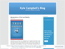 Tablet Screenshot of kylecampbell.wordpress.com