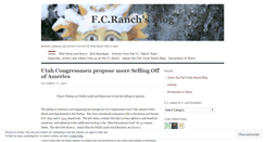 Desktop Screenshot of fcranch.wordpress.com