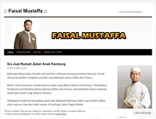 Tablet Screenshot of faisalmustaffa.wordpress.com