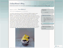 Tablet Screenshot of celiacmom.wordpress.com