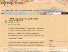 Tablet Screenshot of ibigbangnews.wordpress.com