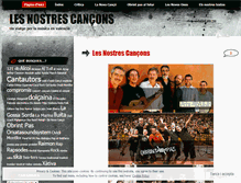 Tablet Screenshot of lanostramusica.wordpress.com