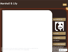 Tablet Screenshot of mynameismarshall.wordpress.com