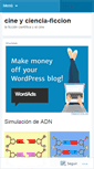 Mobile Screenshot of cinecienciaficcion.wordpress.com