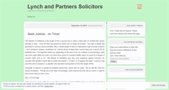 Desktop Screenshot of lynchandpartnersblog.wordpress.com