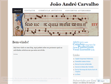 Tablet Screenshot of joaoandrecarvalho.wordpress.com