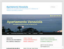 Tablet Screenshot of apartamentoveneziola.wordpress.com