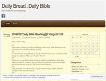 Tablet Screenshot of ebibledaily.wordpress.com