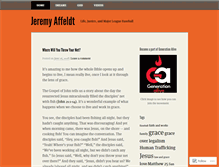 Tablet Screenshot of jeremyaffeldt.wordpress.com