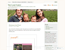 Tablet Screenshot of lairfamily.wordpress.com