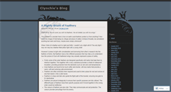 Desktop Screenshot of clynchie.wordpress.com