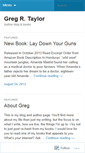 Mobile Screenshot of gregtaylor.wordpress.com