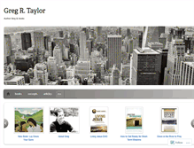 Tablet Screenshot of gregtaylor.wordpress.com