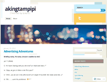 Tablet Screenshot of akingtampipi.wordpress.com