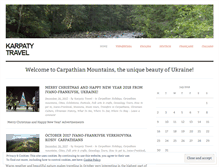Tablet Screenshot of karpatytravel.wordpress.com