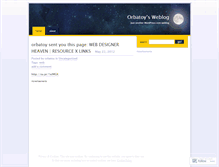 Tablet Screenshot of orbatoy.wordpress.com